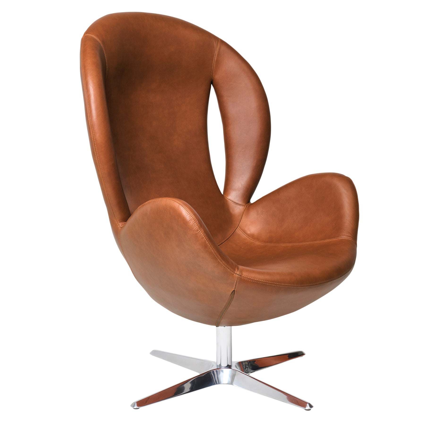 Champion drejestol - Læder